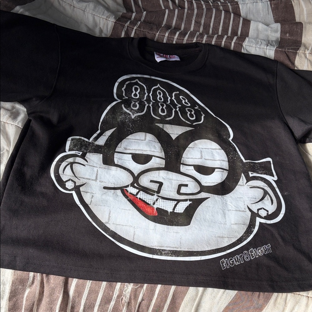 Black Graphic Tee oversized